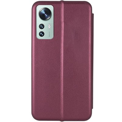 Шкіряний чохол (книжка) Classy для Xiaomi 12 Lite Бордовий