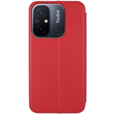 Шкіряний чохол (книжка) Classy для Xiaomi Redmi 12C Червоний