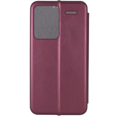 Шкіряний чохол (книжка) Classy для Xiaomi Redmi Note 13 Pro+ Бордовий
