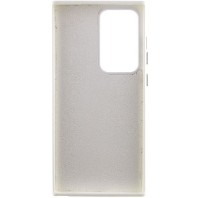 Шкіряний чохол Bonbon Leather Metal Style для Samsung Galaxy S23 Ultra Білий / White Шкіряний чохол Bonbon Leather Metal Style для Samsung Galaxy S23 Ultra Білий / White