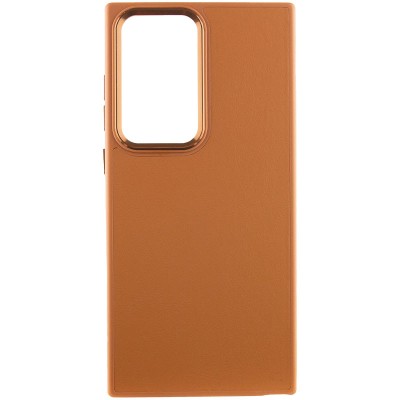 Шкіряний чохол Bonbon Leather Metal Style для Samsung Galaxy S23 Ultra Коричневий / Brown Шкіряний чохол Bonbon Leather Metal Style для Samsung Galaxy S23 Ultra Коричневий / Brown