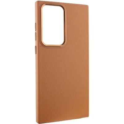 Шкіряний чохол Bonbon Leather Metal Style для Samsung Galaxy S23 Ultra Коричневий / Brown Шкіряний чохол Bonbon Leather Metal Style для Samsung Galaxy S23 Ultra Коричневий / Brown