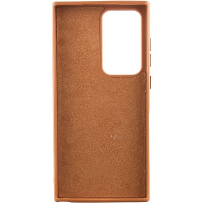 Шкіряний чохол Bonbon Leather Metal Style для Samsung Galaxy S23 Ultra Коричневий / Brown Шкіряний чохол Bonbon Leather Metal Style для Samsung Galaxy S23 Ultra Коричневий / Brown