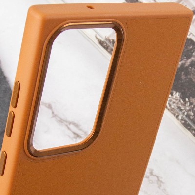 Шкіряний чохол Bonbon Leather Metal Style для Samsung Galaxy S23 Ultra Коричневий / Brown Шкіряний чохол Bonbon Leather Metal Style для Samsung Galaxy S23 Ultra Коричневий / Brown