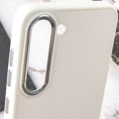 Шкіряний чохол Bonbon Leather Metal Style для Samsung Galaxy S23+ Білий / White Шкіряний чохол Bonbon Leather Metal Style для Samsung Galaxy S23+ Білий / White