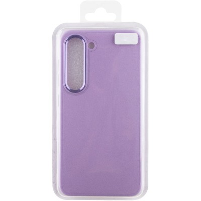 Шкіряний чохол Bonbon Leather Metal Style для Samsung Galaxy S23+ Бузковий / Dasheen