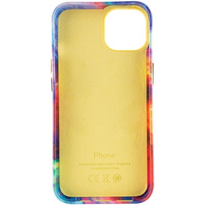 Шкіряний чохол Colour Splash для Apple iPhone 11 (6.1") Yellow / Red