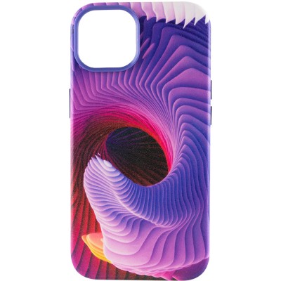 Шкіряний чохол Colour Splash для Apple iPhone 11 Pro (5.8") Purple / Pink