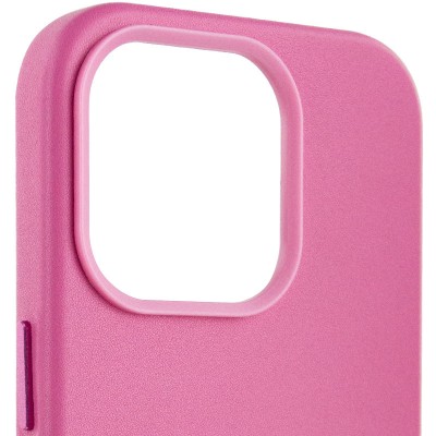 Шкіряний чохол Leather Case (AA Plus) with MagSafe для Apple iPhone 13 Pro Max (6.7") Pollen