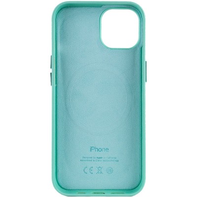 Шкіряний чохол Leather Case (AA Plus) with MagSafe для Apple iPhone 14 (6.1") Ice Шкіряний чохол Leather Case (AA Plus) with MagSafe для Apple iPhone 14 (6.1") Ice