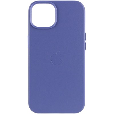 Шкіряний чохол Leather Case (AA Plus) with MagSafe для Apple iPhone 14 (6.1") Wisteria Шкіряний чохол Leather Case (AA Plus) with MagSafe для Apple iPhone 14 (6.1") Wisteria