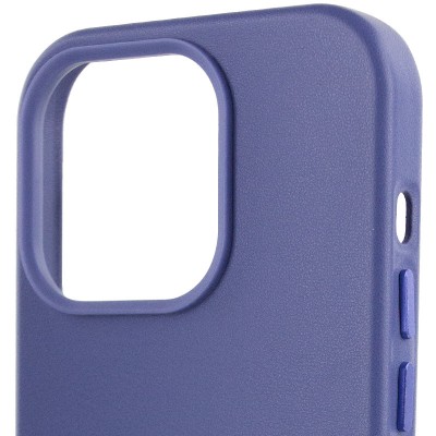 Шкіряний чохол Leather Case (AA Plus) with MagSafe для Apple iPhone 14 Pro (6.1") Wisteria
