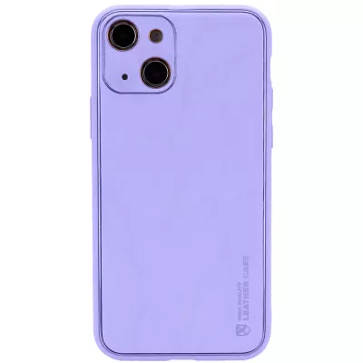 Шкіряний чохол Xshield для Apple iPhone 14 (6.1") Бузковий / Dasheen