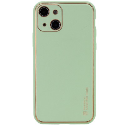 Шкіряний чохол Xshield для Apple iPhone 14 (6.1") Зелений / Pistachio Шкіряний чохол Xshield для Apple iPhone 14 (6.1") Зелений / Pistachio