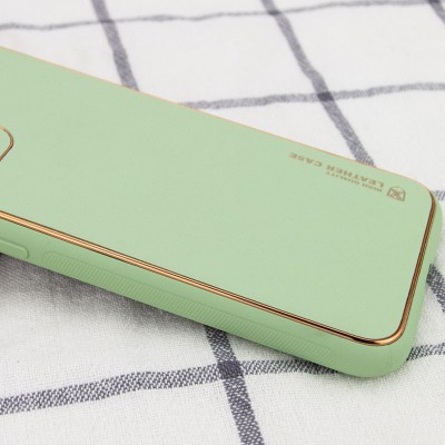 Шкіряний чохол Xshield для Apple iPhone 14 Pro Max (6.7") Зелений / Pistachio