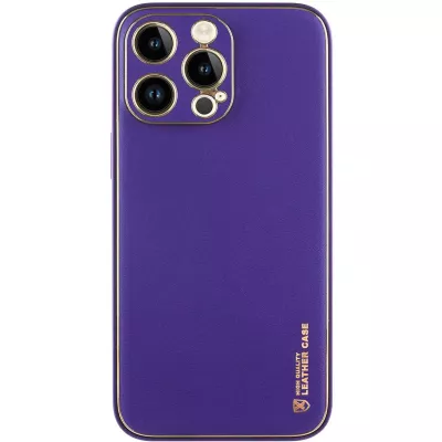 Шкіряний чохол Xshield для Apple iPhone 14 Pro Max (6.7") Фіолетовий / Ultra Violet
