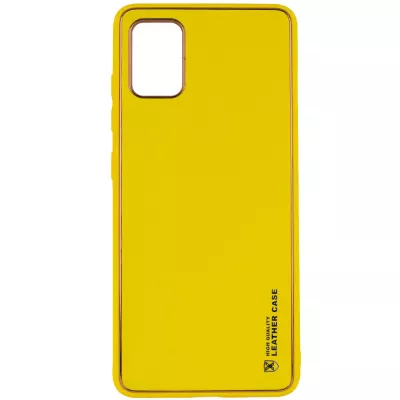 Шкіряний чохол Xshield для Samsung Galaxy A04s Жовтий / Yellow