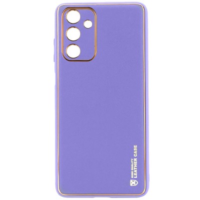 Шкіряний чохол Xshield для Samsung Galaxy A34 5G Бузковий / Dasheen