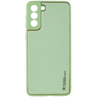 Шкіряний чохол Xshield для Samsung Galaxy S21 FE Зелений / Pistachio Шкіряний чохол Xshield для Samsung Galaxy S21 FE Зелений / Pistachio