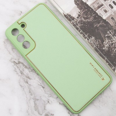 Шкіряний чохол Xshield для Samsung Galaxy S21 FE Зелений / Pistachio Шкіряний чохол Xshield для Samsung Galaxy S21 FE Зелений / Pistachio