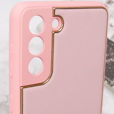 Шкіряний чохол Xshield для Samsung Galaxy S21 FE Рожевий / Pink