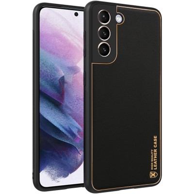 Шкіряний чохол Xshield для Samsung Galaxy S21 FE Чорний / Black Шкіряний чохол Xshield для Samsung Galaxy S21 FE Чорний / Black