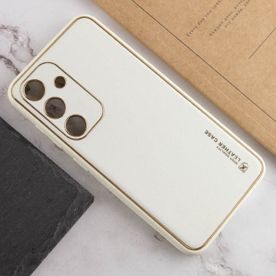 Шкіряний чохол Xshield для Samsung Galaxy S23 FE Білий / White