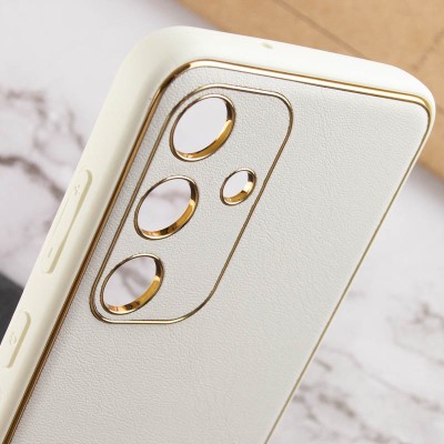 Шкіряний чохол Xshield для Samsung Galaxy S23 FE Білий / White