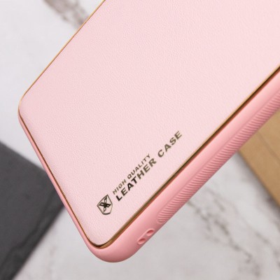 Шкіряний чохол Xshield для Samsung Galaxy S23 FE Рожевий / Pink