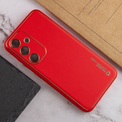 Шкіряний чохол Xshield для Samsung Galaxy S23 FE Червоний / Red