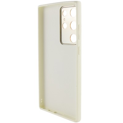 Шкіряний чохол Xshield для Samsung Galaxy S23 Ultra Білий / White