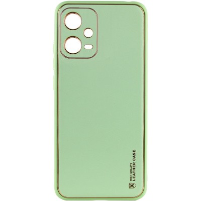 Шкіряний чохол Xshield для Xiaomi Poco X5 5G / Redmi Note 12 5G Зелений / Pistachio