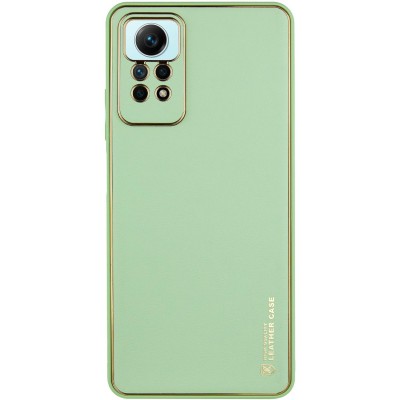 Шкіряний чохол Xshield для Xiaomi Redmi Note 12 Pro 4G Зелений / Pistachio