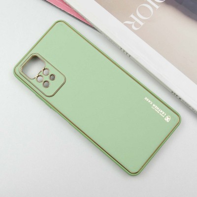 Шкіряний чохол Xshield для Xiaomi Redmi Note 12 Pro 4G Зелений / Pistachio