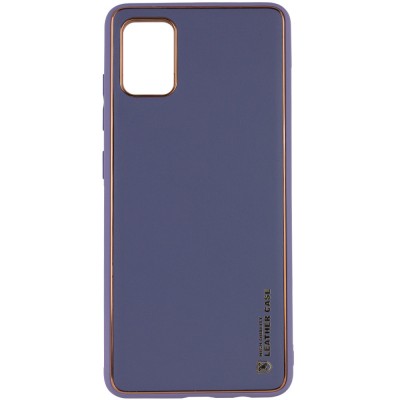 Шкіряний чохол Xshield для Xiaomi Redmi Note 12 Pro 4G Сірий / Lavender Gray