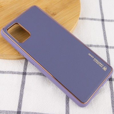 Шкіряний чохол Xshield для Xiaomi Redmi Note 12 Pro 4G Сірий / Lavender Gray