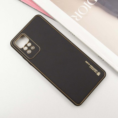 Шкіряний чохол Xshield для Xiaomi Redmi Note 12 Pro 4G Чорний / Black