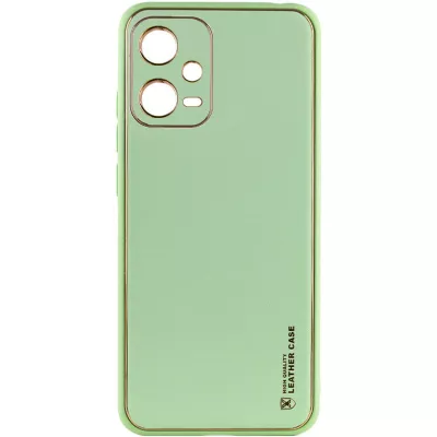 Шкіряний чохол Xshield для Xiaomi Redmi Note 12 Pro 5G Зелений / Pistachio