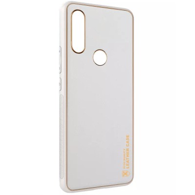 Шкіряний чохол Xshield для Xiaomi Redmi Note 7 / Note 7 Pro / Note 7s Білий / White