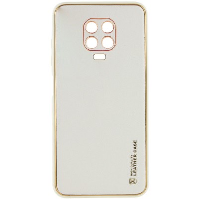 Шкіряний чохол Xshield для Xiaomi Redmi Note 9s / Note 9 Pro / Note 9 Pro Max Білий / White