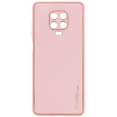 Шкіряний чохол Xshield для Xiaomi Redmi Note 9s / Note 9 Pro / Note 9 Pro Max Рожевий / Pink