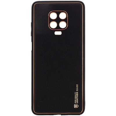 Шкіряний чохол Xshield для Xiaomi Redmi Note 9s / Note 9 Pro / Note 9 Pro Max Чорний / Black