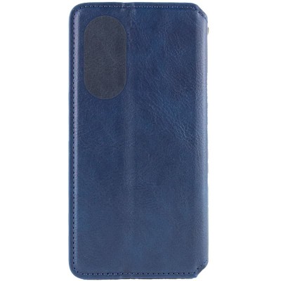 Шкіряний чохол книжка GETMAN Cubic (PU) для Oppo A78 4G Синій