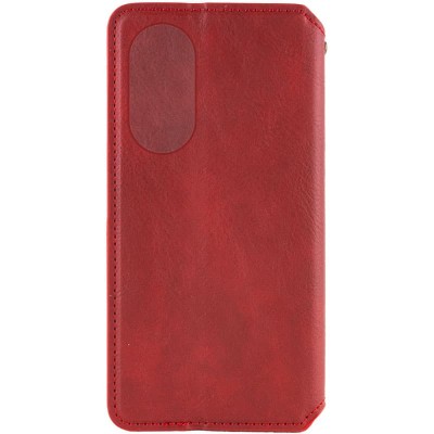 Шкіряний чохол книжка GETMAN Cubic (PU) для Oppo A98 Червоний