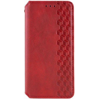 Шкіряний чохол книжка GETMAN Cubic (PU) для Samsung Galaxy A04s Червоний