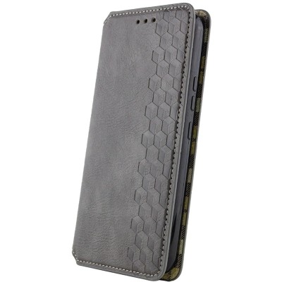 Шкіряний чохол книжка GETMAN Cubic (PU) для Samsung Galaxy M34 5G Сірий Шкіряний чохол книжка GETMAN Cubic (PU) для Samsung Galaxy M34 5G Сірий
