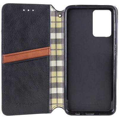 Шкіряний чохол книжка GETMAN Cubic (PU) для Xiaomi 13T / 13T Pro Чорний