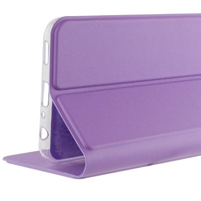 Шкіряний чохол книжка GETMAN Elegant (PU) для Oppo A58 4G Бузковий