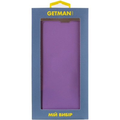 Шкіряний чохол книжка GETMAN Elegant (PU) для Samsung Galaxy A14 4G/5G Бузковий
