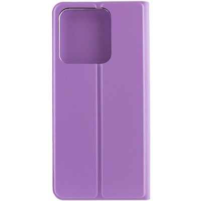 Шкіряний чохол книжка GETMAN Elegant (PU) для TECNO Spark 8C Бузковий